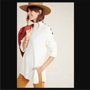 Anthropologie Margarita Tunic Sweater Size Small NWT